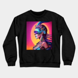 SURREAL RAVE GIRL Crewneck Sweatshirt